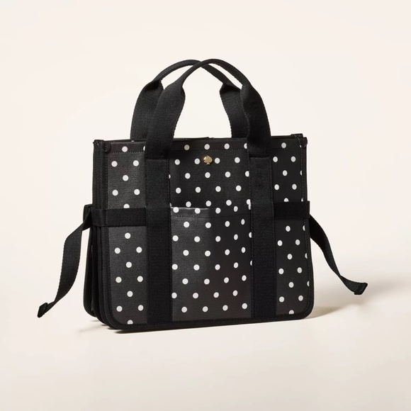 Polka Dot Canvas Car Organizer Tote Bag- kate spade new york x target - Picture 1 of 4